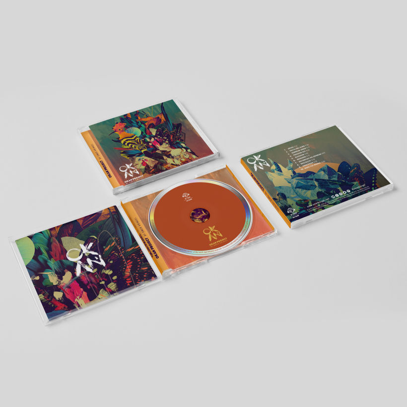 Diseño de piezas para el álbum.