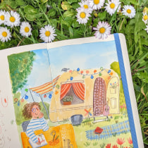 My project in Exploratory Sketchbook: Find Your Drawing Style course. Traditional illustration, Sketching, Children's Illustration, and Sketchbook project by yulken - 03.29.2021