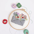 Bordando con punch needle para DMC. Un proyecto de Diseño y Punch needle de Nuria Picos Rodríguez - 15.11.2022