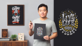 Intro to Hand-Lettering for Inspirational Quotes. Calligraphy, and Typography course by Nico Ng