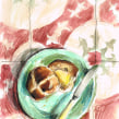 Hot Cross Buns. Traditional illustration project by Laura McKendry - 06.24.2018