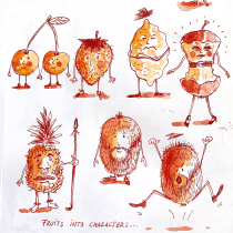 My project in The Art of Sketching: Transform Your Doodles into Art course. Un proyecto de Ilustración tradicional de Annette Brockmann - 01.05.2020